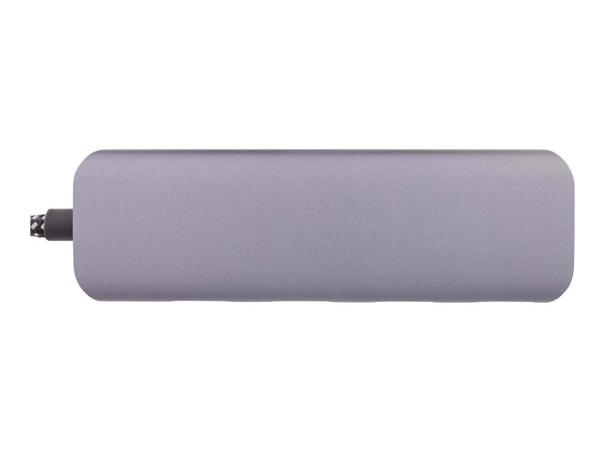 InLine USB 3.2 Hub USB-C auf 4x USB-A 10 Gbit/s Metallgehäuse Grau