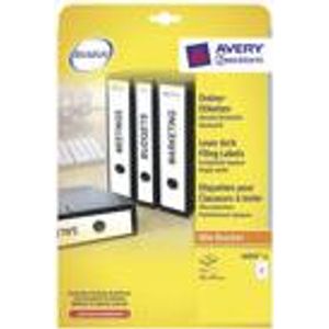 Avery L6059 - Weiß - 59 x 297 mm 75 Stck. (25 Bogen x 3) Aktenetiketten - Avery L6059 - Weiß - 59 x 297 mm 75 Stck. (25 Bogen x 3) Aktenetiketten