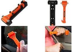 FIRST AID ONLY 2-in-1 Notfallhammer, orange, 2er Pack mit integriertem Sicherheitsgurtschneider im Griff, - 1 Stück (P-30001 00)