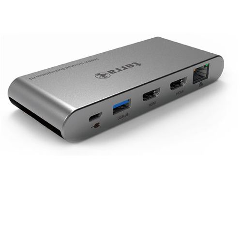 TERRA MOBILE Dockingstation 770 USB-C Dual Display 2x HDMI 1000 Mbit/s (TERRA MOBILE DOCKINGSTATION 770)
