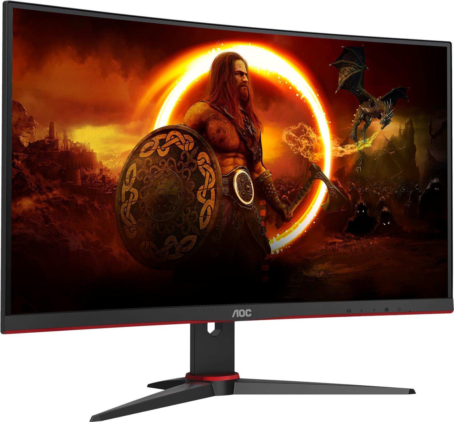 AOC G2 C27G2E/BK Computerbildschirm 68,6 cm (27 Zoll) 1920 x 1080 Pixel Schwarz - Rot [Energieklasse E] (C27G2E/BK)