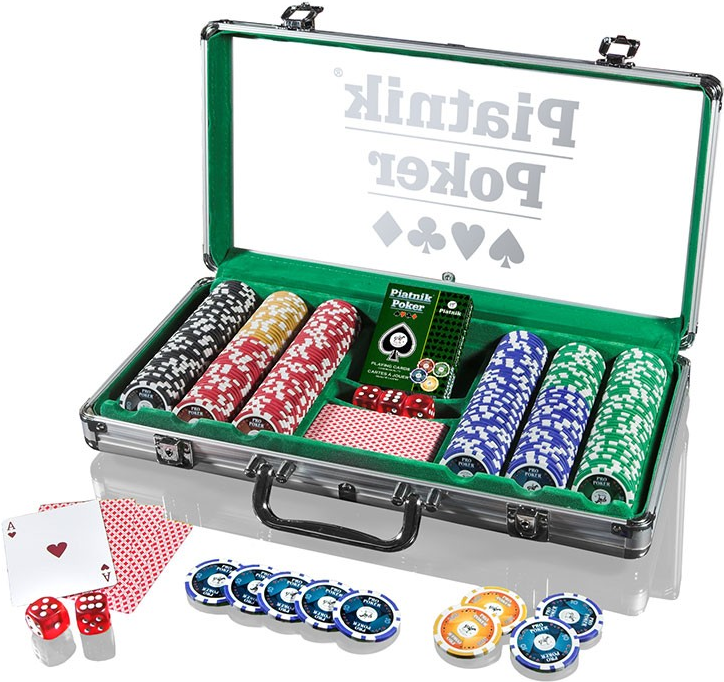 Piatnik Ein Set von 300 Poker-Token (90393)