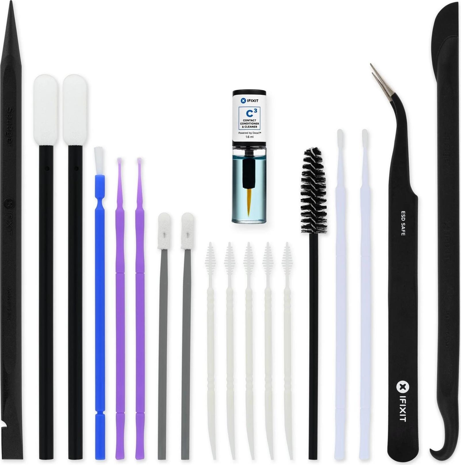iFixit Präzisions-Reinigungsset IF145-523-1 Blau, Schwarz, Weiß