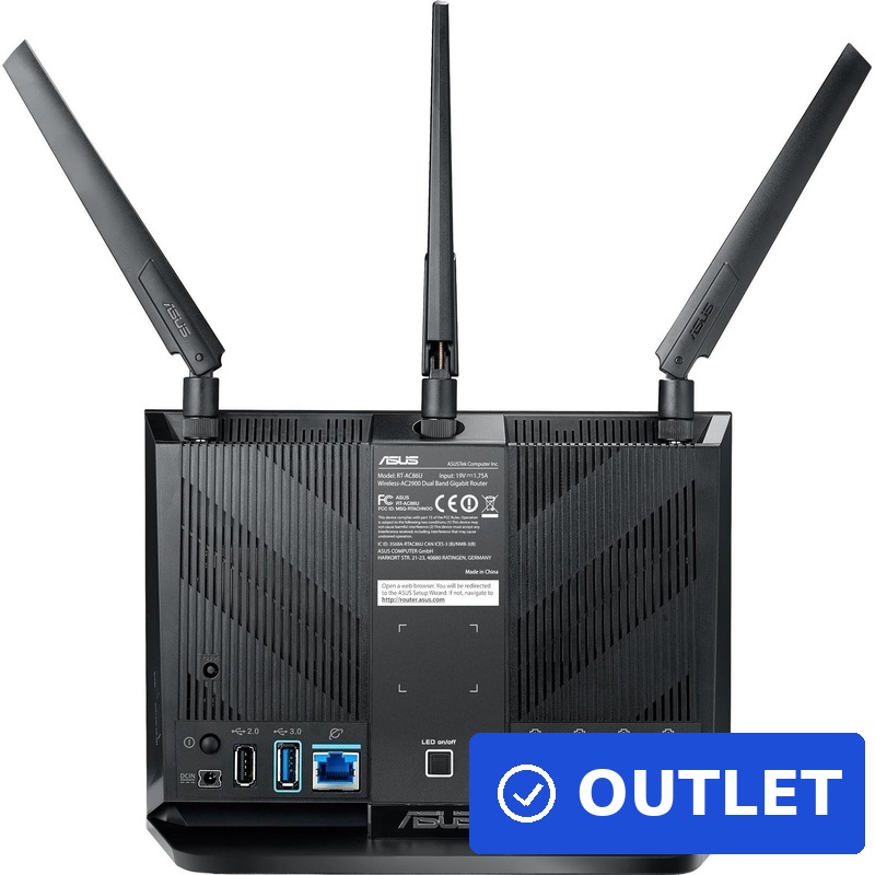 ASUS RT-AC2900 trådløs router (90IG0401-BU9010)