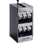InLine® Keystone-Verteilerkasten 6-Port Cat.6A Wand-/Hutschinenmontage (76203O)