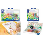 STAEDTLER Hexagonal-Buntstift buddy,18er Kartonetui +Spitzer Der ideale erste Kinderbuntstift! 7,60cm (3") 1: Bunt-, Wachsmal - 1 Stück (140 C18)
