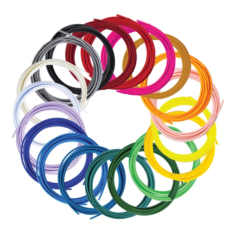 3Doodler FLOW Filament 20 Farben PLA Nachfüllpack