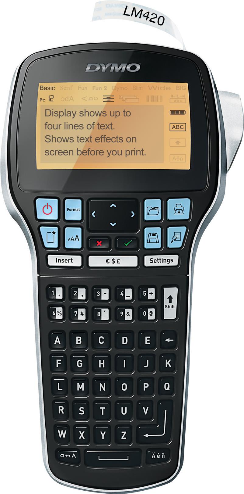 Dymo LabelManager 420P Etikettendrucker 180 dpi Schwarz