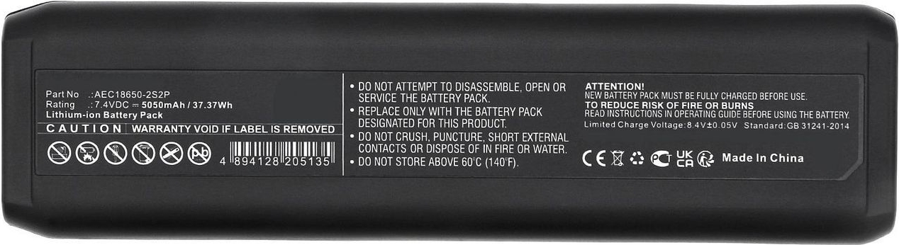 CoreParts Battery Li-ion Black 7.4V 5050mAh 37.37Wh for Konftel (MBXDC-BA108)