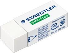 STAEDTLER umweltbewusster Radierer B30, weiß PVC-frei, umweltschonend und verträglicher für Allergiker (525 B30)