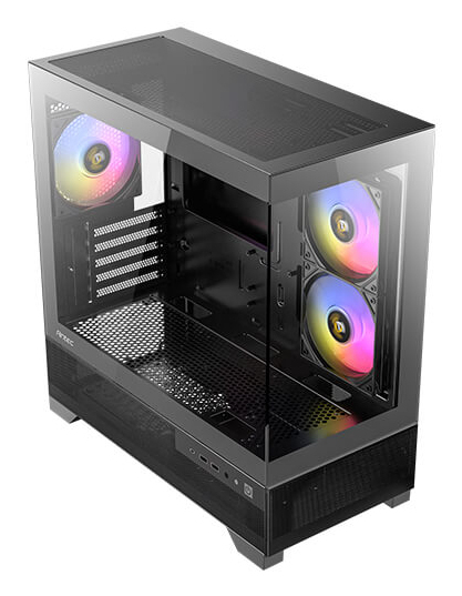 Antec CX500M ARGB Mini Tower PC-Gehäuse Micro ATX Schwarz