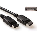 ACT 50 cm DisplayPort cable male - male, power pin 20 connected.. Length: 0.5 m Display port m/m cable 0.50m (AK3977)