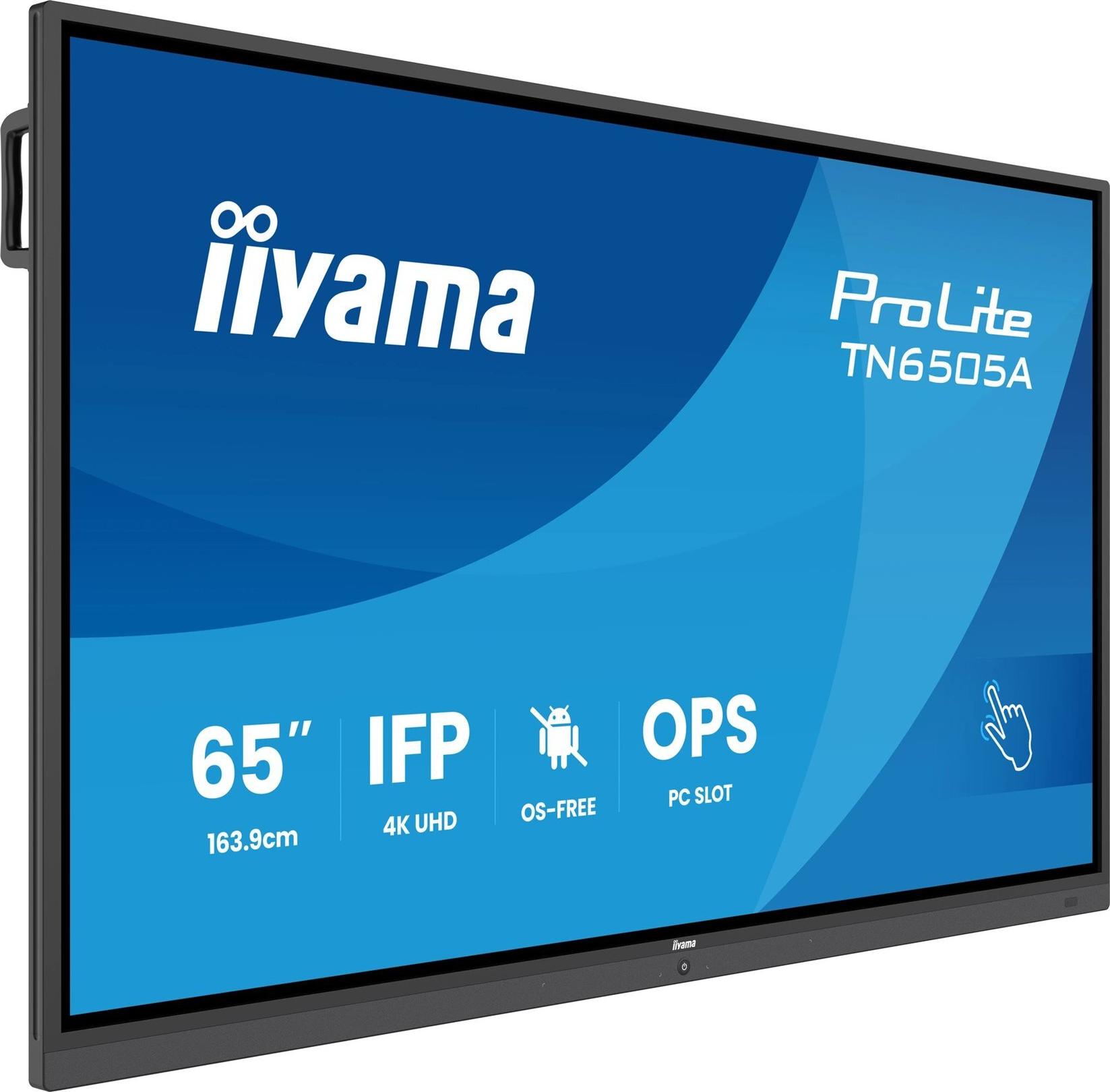 Iiyama ProLite TN6505A-B1AG 65" 4K UHD IPS Touch-Display 500 cd/m² Schwarz