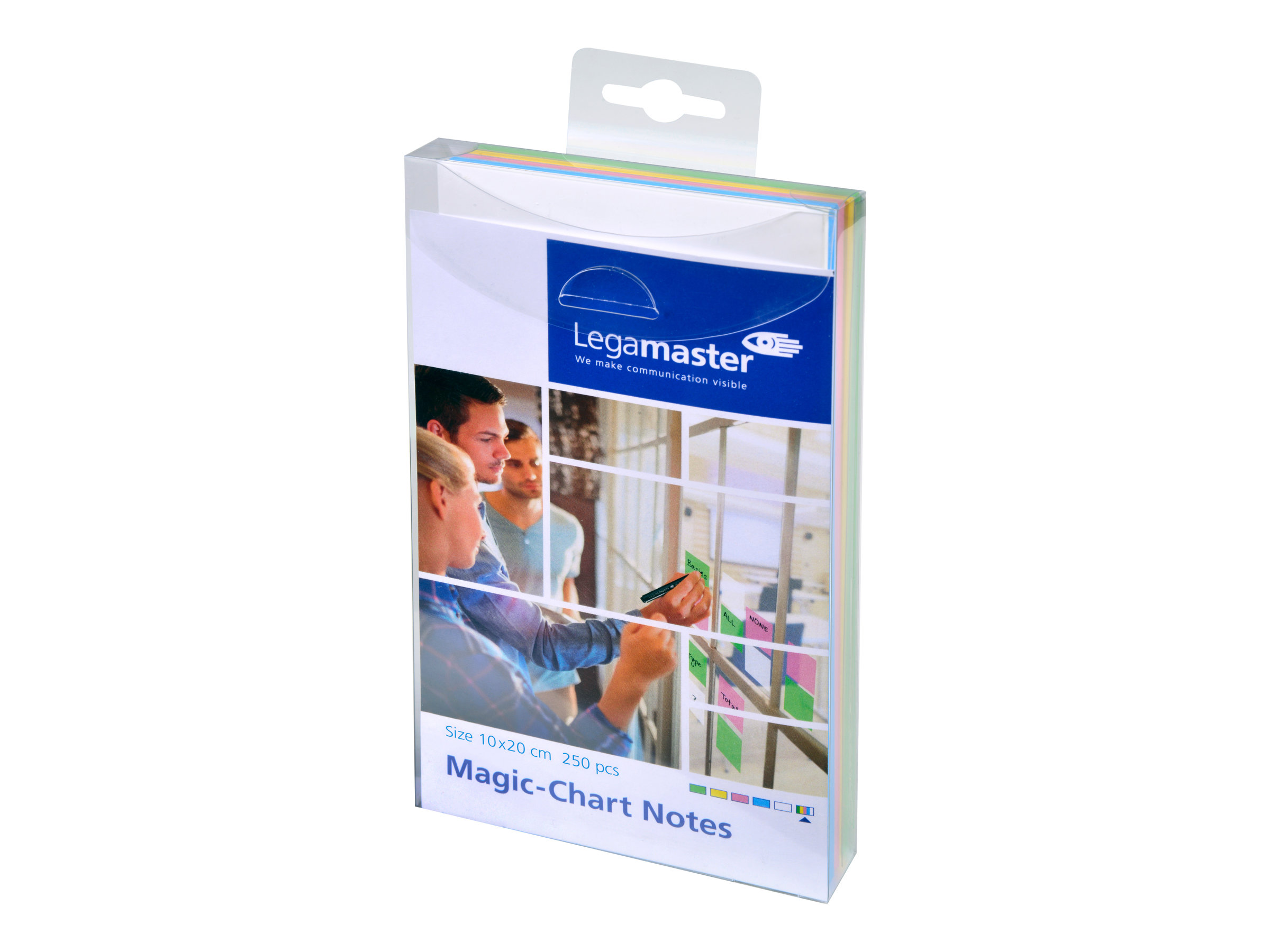 Legamaster Magic-Chart Notes 100 x 200 mm 250 Blatt Gemischte Farben