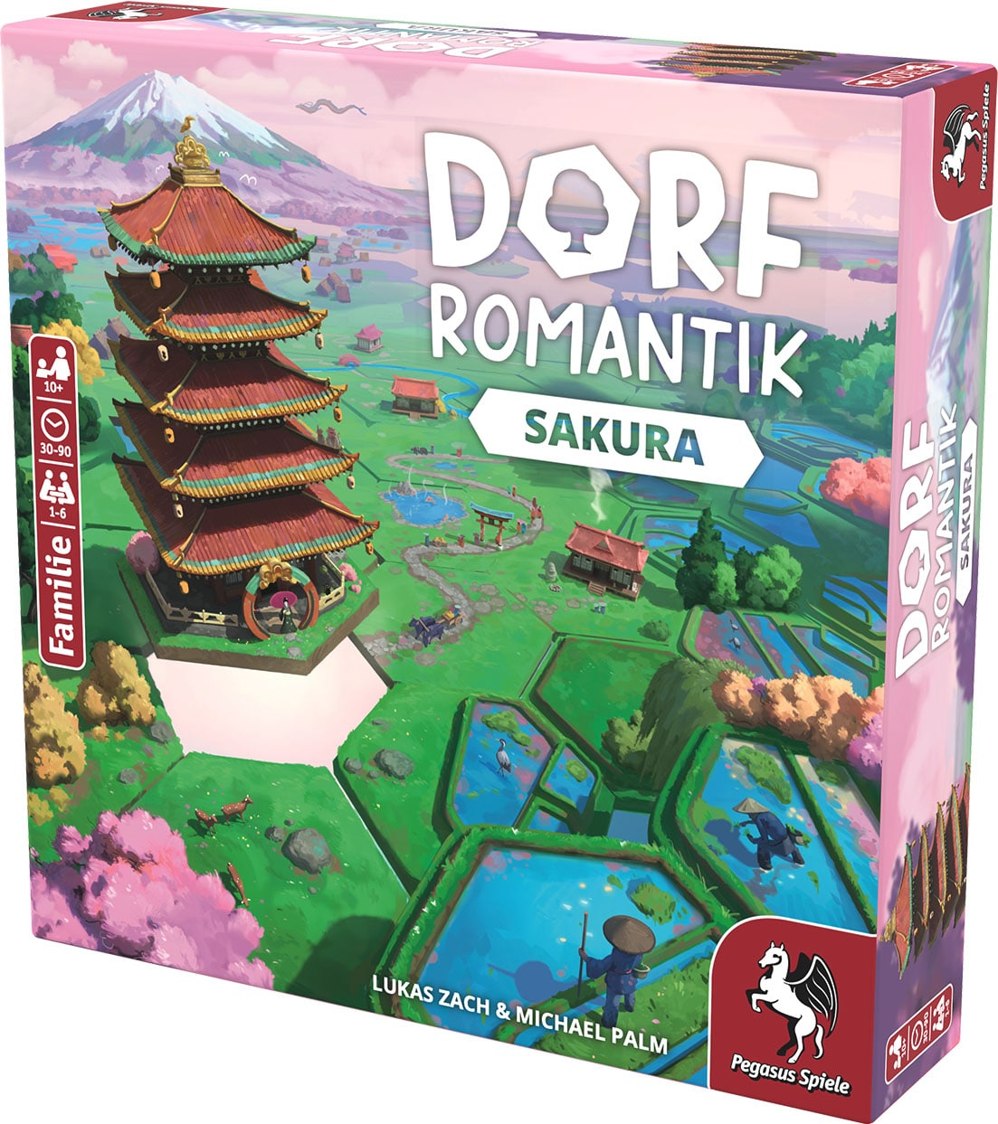 Pegasus Spiele Dorfromantik – Sakura Familienspiel 1–6 Spieler