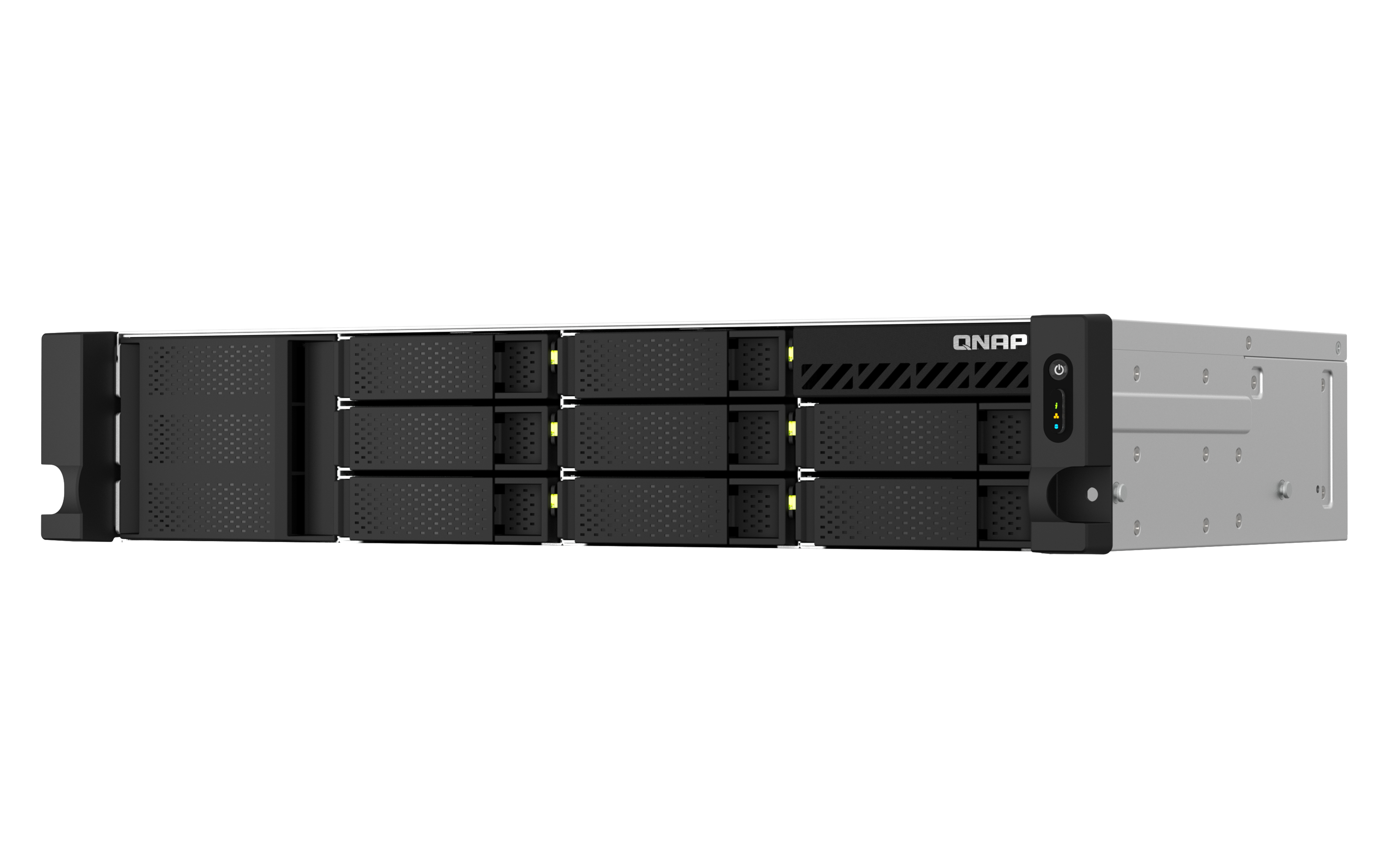 QNAP TS-864eU-RP NAS-Server 2U Intel Celeron N5095 8 GB RAM Schwarz