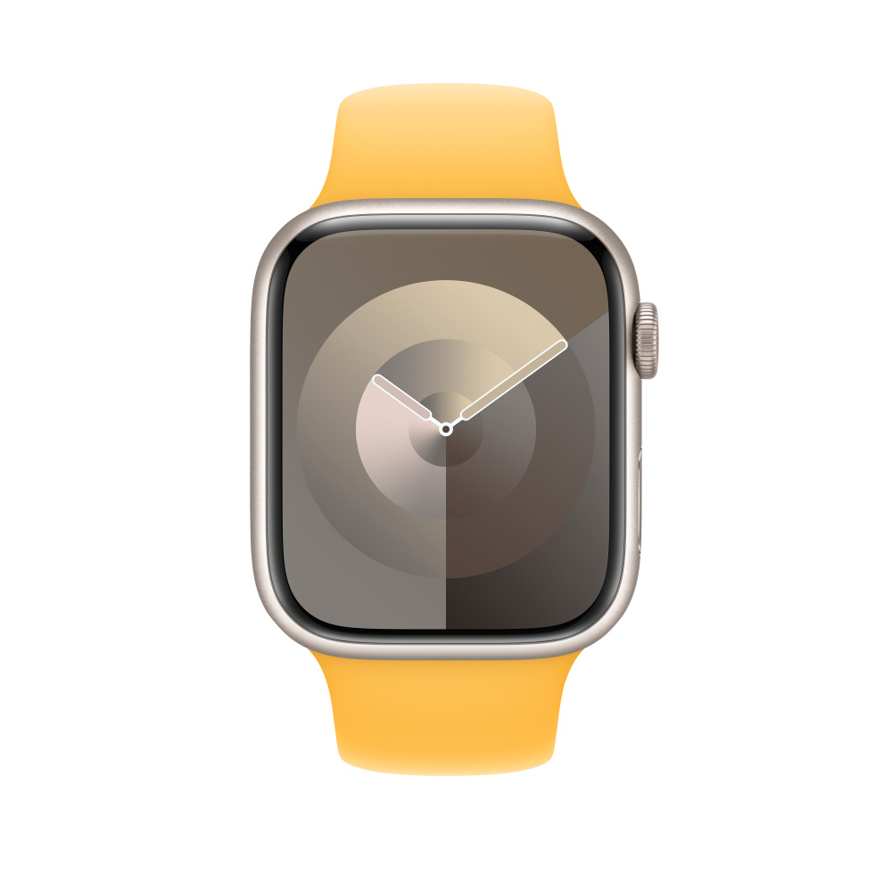 Apple Watch Sportarmband 45 mm Größe S/M Sunshine