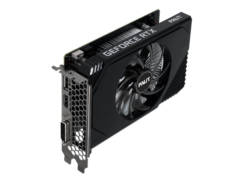 Palit GeForce RTX 3050 StormX 6 GB GDDR6 Grafikkarte PCIe 4.0 Schwarz