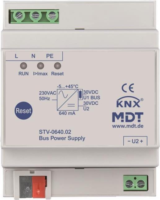 MDT - Busspannungsversorgung 4TE (ehemals 6TE) REG 640mA (STV-0640.02)