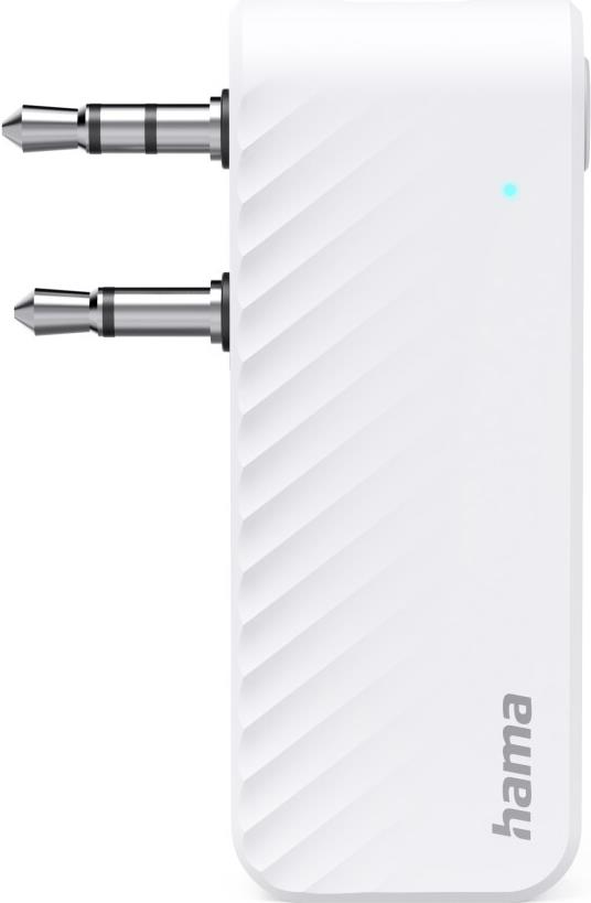 Hama Bluetooth®-Audio-Transmitter für Flugzeuge und universal, 10h, m. AUX, Weiß (00014171)