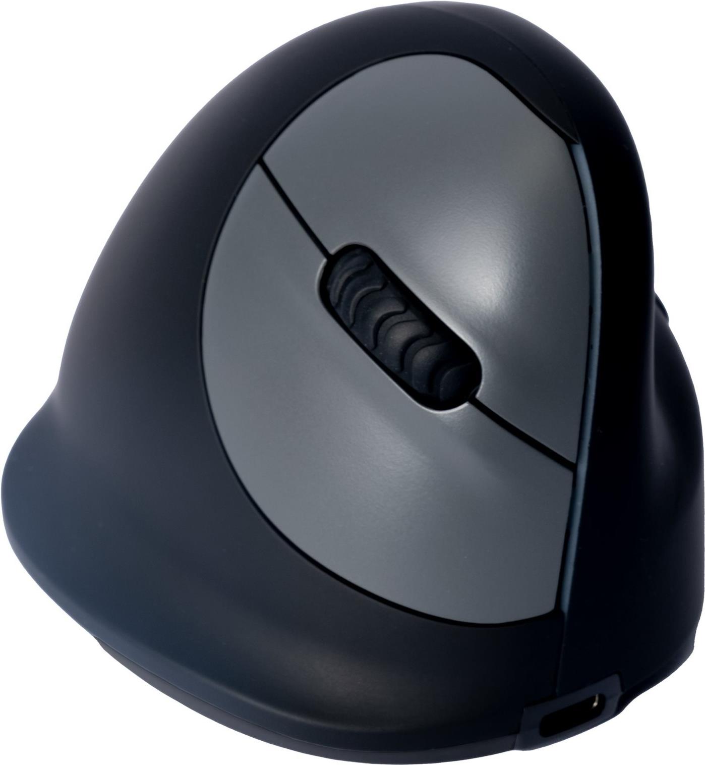 R-Go Tools Ergonomische Maus HE Break Vertikale Maus Bluetooth 5.0 Schwarz