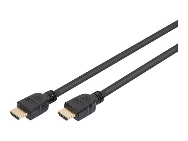 Digitus HDMI Ultra High Speed Kabel mit Ethernet 1 m Schwarz