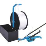 Banholzer&Wenz Polyester-Umreifungsset tragb. Abroll.19mm-600m B.1000 Klem. (17051)