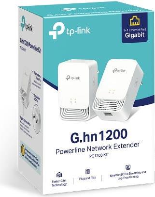 TP-Link PG1200 KIT PowerLine Netzwerkadapter 607 Mbit/s Eingebauter Ethernet-Anschluss WLAN Weiß 2 Stück(e) (PG1200 KIT)