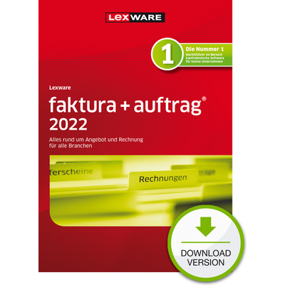 Lexware faktura+auftrag 2022 Download Jahresversion (365-Tage)
