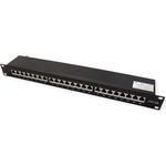 VALUE 19"-Patchpanel Kat6A/Kl.EA 24 Ports geschirmt schwarz - Digital/Daten (26.99.0364)