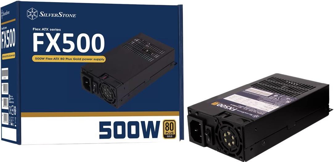 Silverstone FX500 PC-Netzteil 500 W 80 PLUS Gold Flex ATX Schwarz