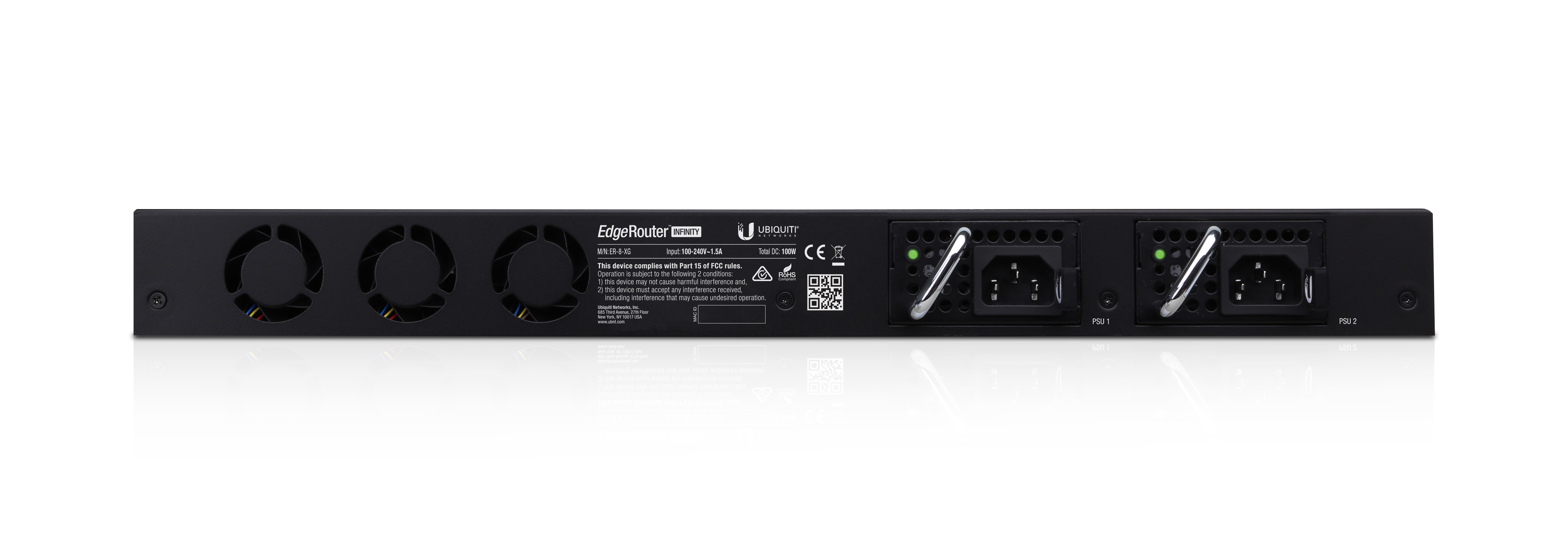 Ubiquiti EdgeRouter Infinity ER-8-XG 8-Port Router 10 Gbit/s SFP+ Schwarz