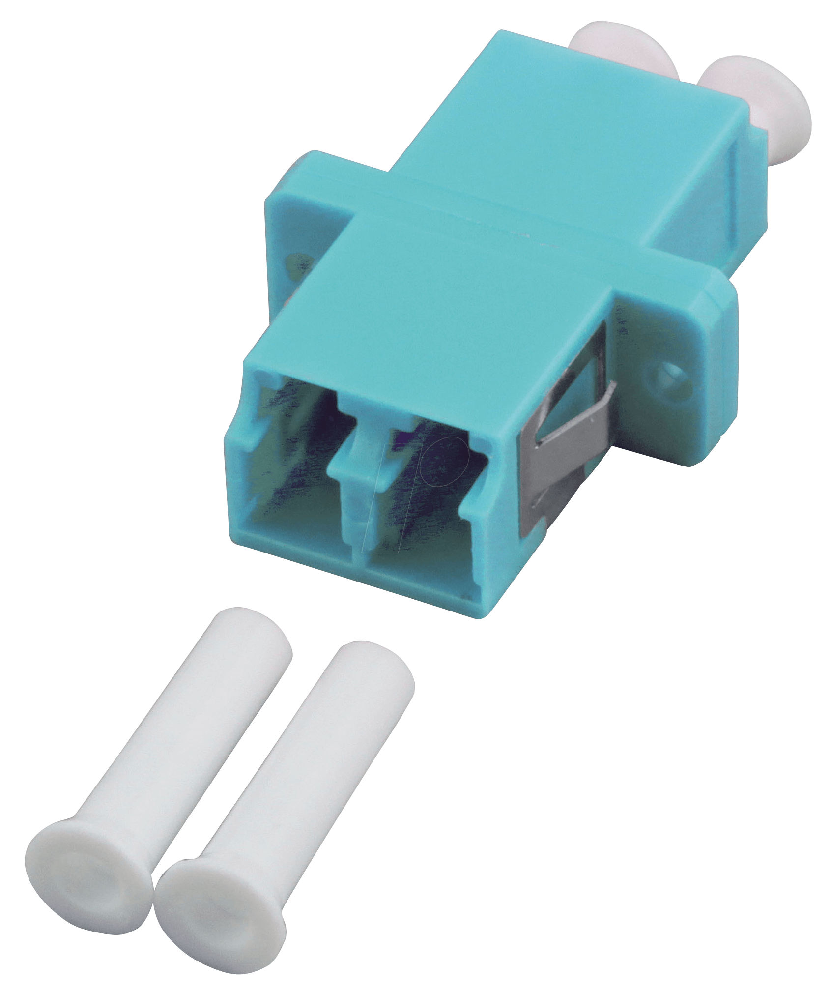 EFB-Elektronik Kupplung LC Duplex OM3 einteilig, aqua, Keramikhülse, SC Simplex Hersteller: EFB Elektronik (53357.31)