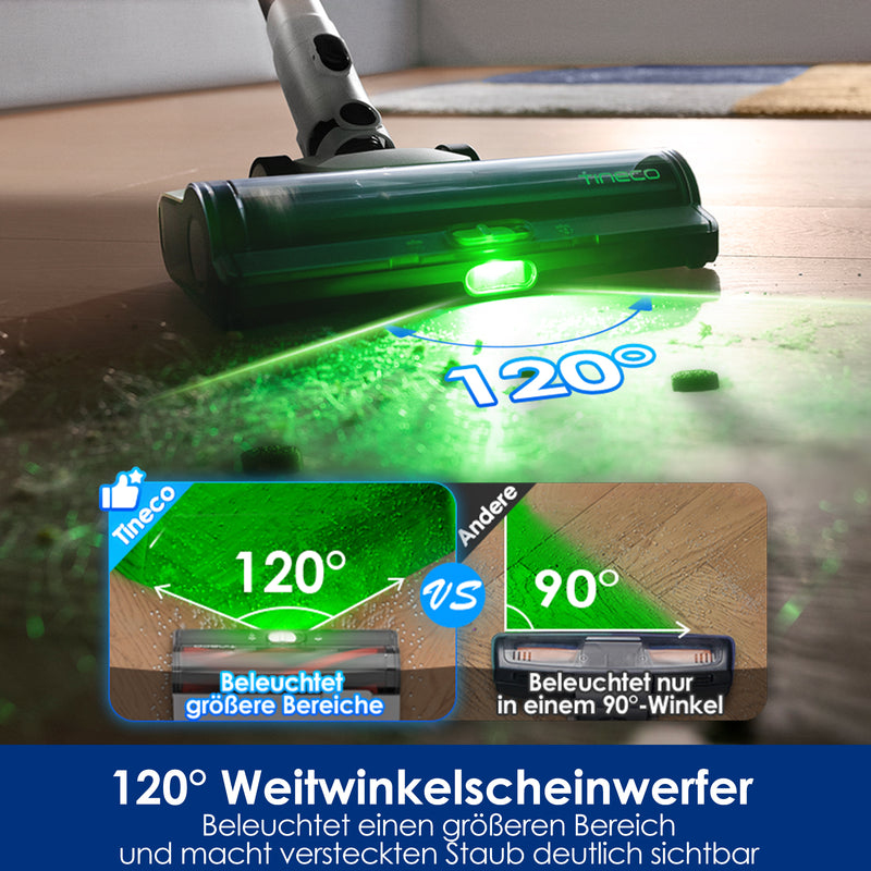 Tineco PURE ONE Station 5 Stabstaubsauger Kabellos Grau