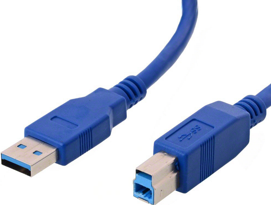 Helos USB 3.0 Kabel Stecker A auf Stecker B, 1,0 m