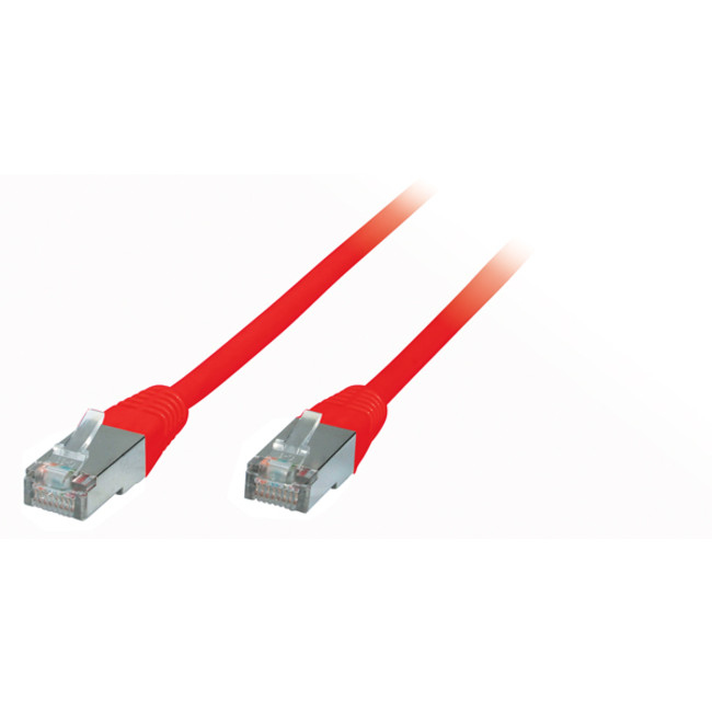 S/CONN maximum connectivity 75711-H0.5R Cat6 S/FTP Netzwerkkabel 0,5 m Rot