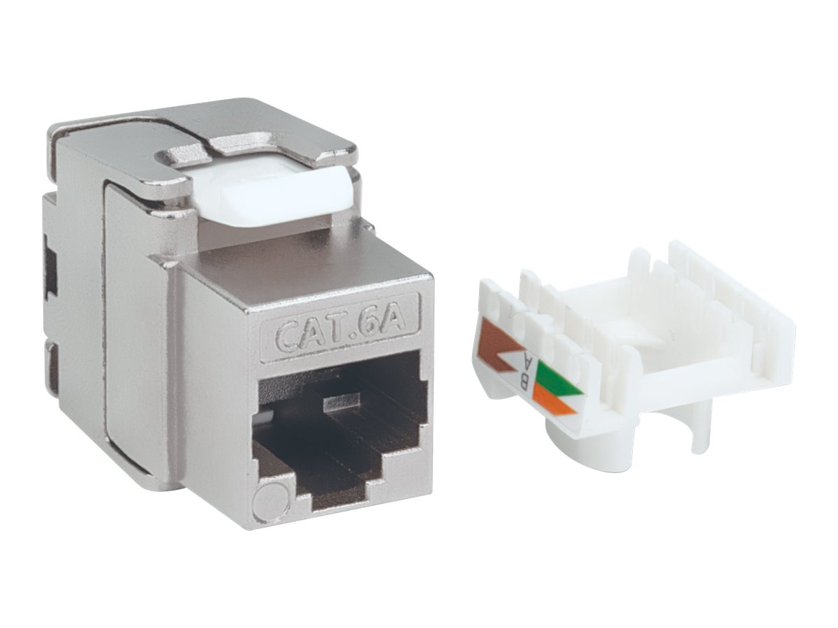 Intellinet Keystone-Anschluss CAT 6a FTP RJ-45 IDC 23–26 Silber