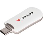 Verbatim PLECTRA USB-C FLASH DRIVE WHITE 64GB (30228)
