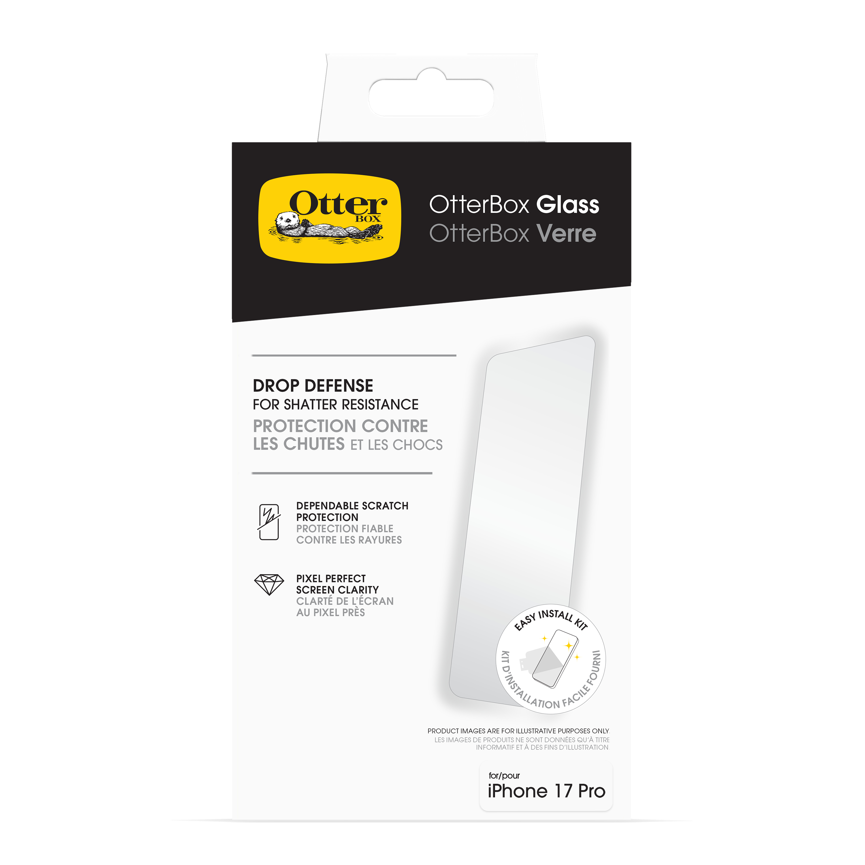 OtterBox Glass THEMAN Bildschirmschutz clear