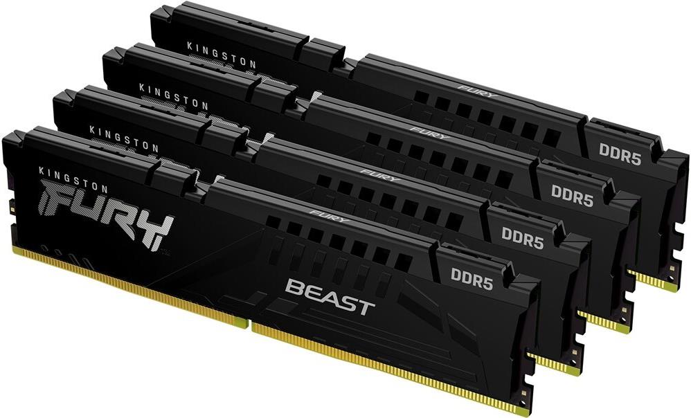 Kingston FURY Beast KF556C40BBK4-128 128 GB Kit (4 x 32 GB) DDR5 5600 MT/s CL40 Schwarz