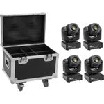 EUROLITE Set 4x LED TMH-S60 Moving-Head-Spot + Case (20000955)