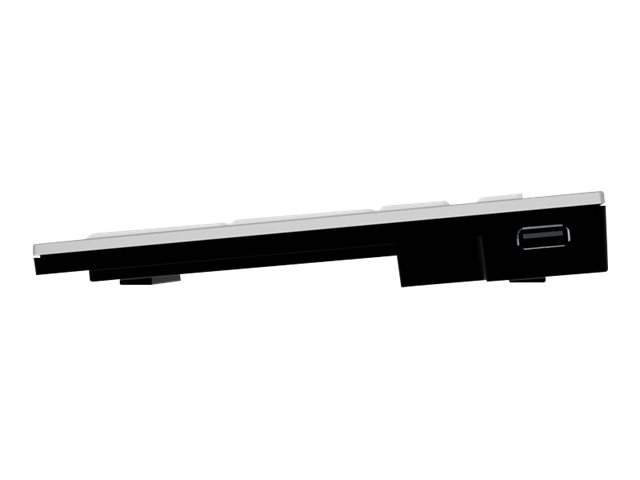 LogicKeyboard Largeprint Tastatur USB QWERTZ Deutsch Schwarz auf Weiß