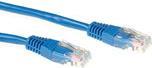 ACT Blue 2 meter LSZH U/UTP CAT6A patch cable with RJ45 connectors. Cat6a u/utp lszh blue 2.00m (IB1302)