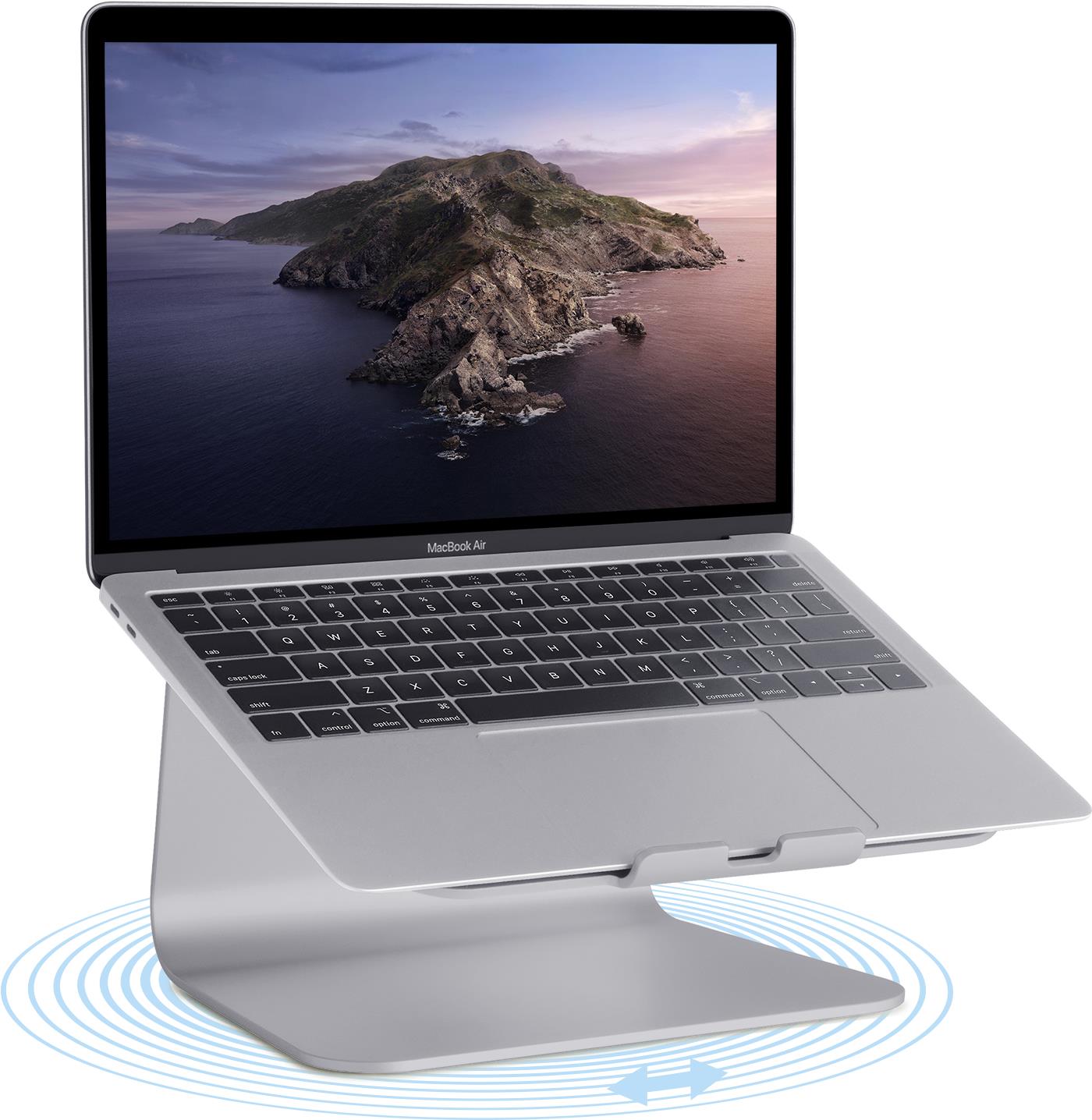 Rain Design mStand 360 Notebook-Ständer Aluminium 360° drehbar Space-grau