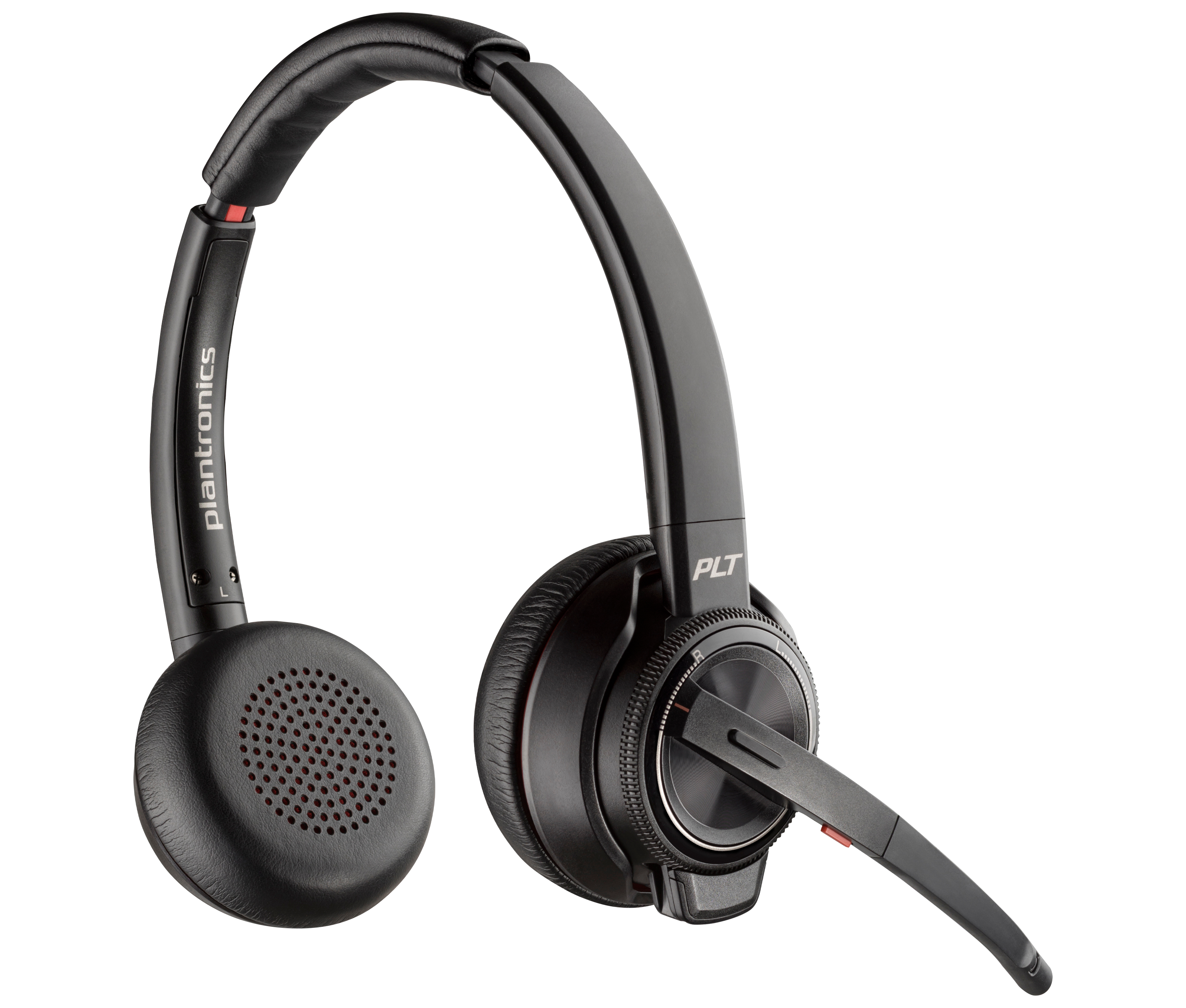 HP Poly Savi 8220 On-Ear DECT Bluetooth Headset Kabellos Schwarz