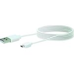 Schwaiger LK200M532 2m USB A Micro-USB A Weiß USB Kabel (LK200M532)