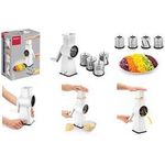 metaltex Küchenhobel Flash, 4 Einsätze, weiß / Edelstahl Material: ABS-Kunststoff / Edelstahl, rostfrei, - 1 Stück (251626084)