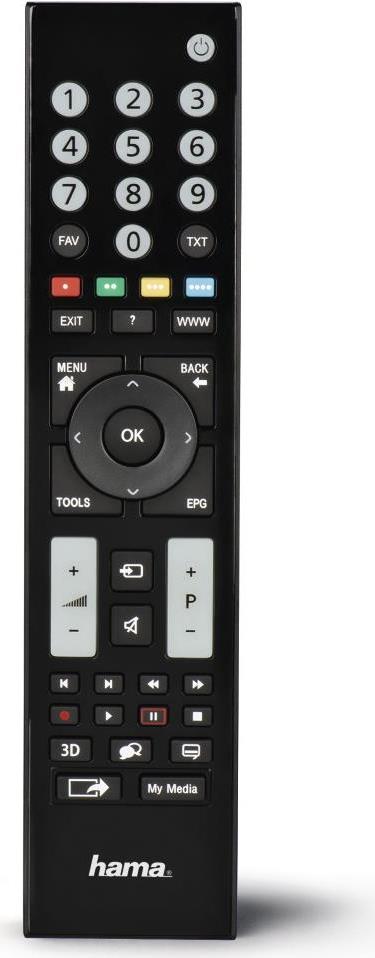 Hama 00179809 Fernbedienung IR Wireless TV Drucktasten (00179809)