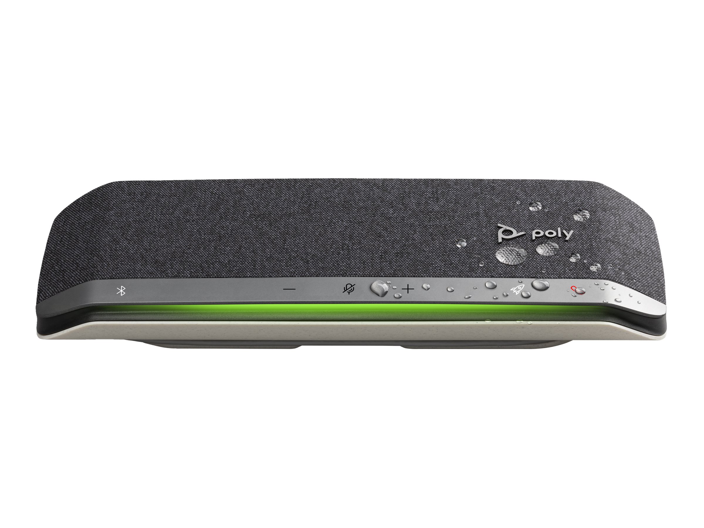 HP Poly Sync 40+M Freisprecheinrichtung Microsoft Teams zertifiziert USB/Bluetooth Silber, Schwarz