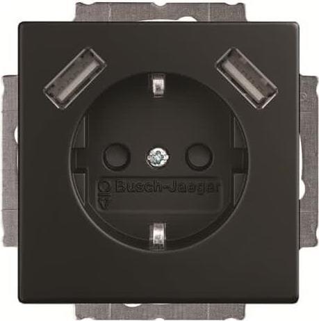BJ 20 EUCB2USB-885 SCHUKO-/2x USB-Steckdose (2CKA002011A6279)